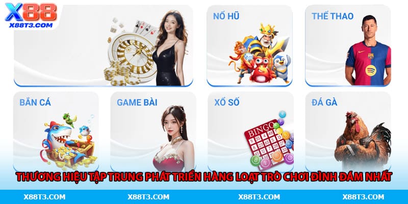 Thương hiệu tập trung phát triển hàng loạt trò chơi đình đám nhất