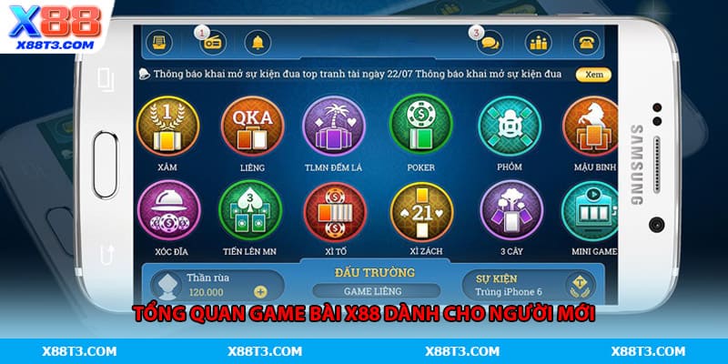 Tổng quan game bài X88 dành cho người mới